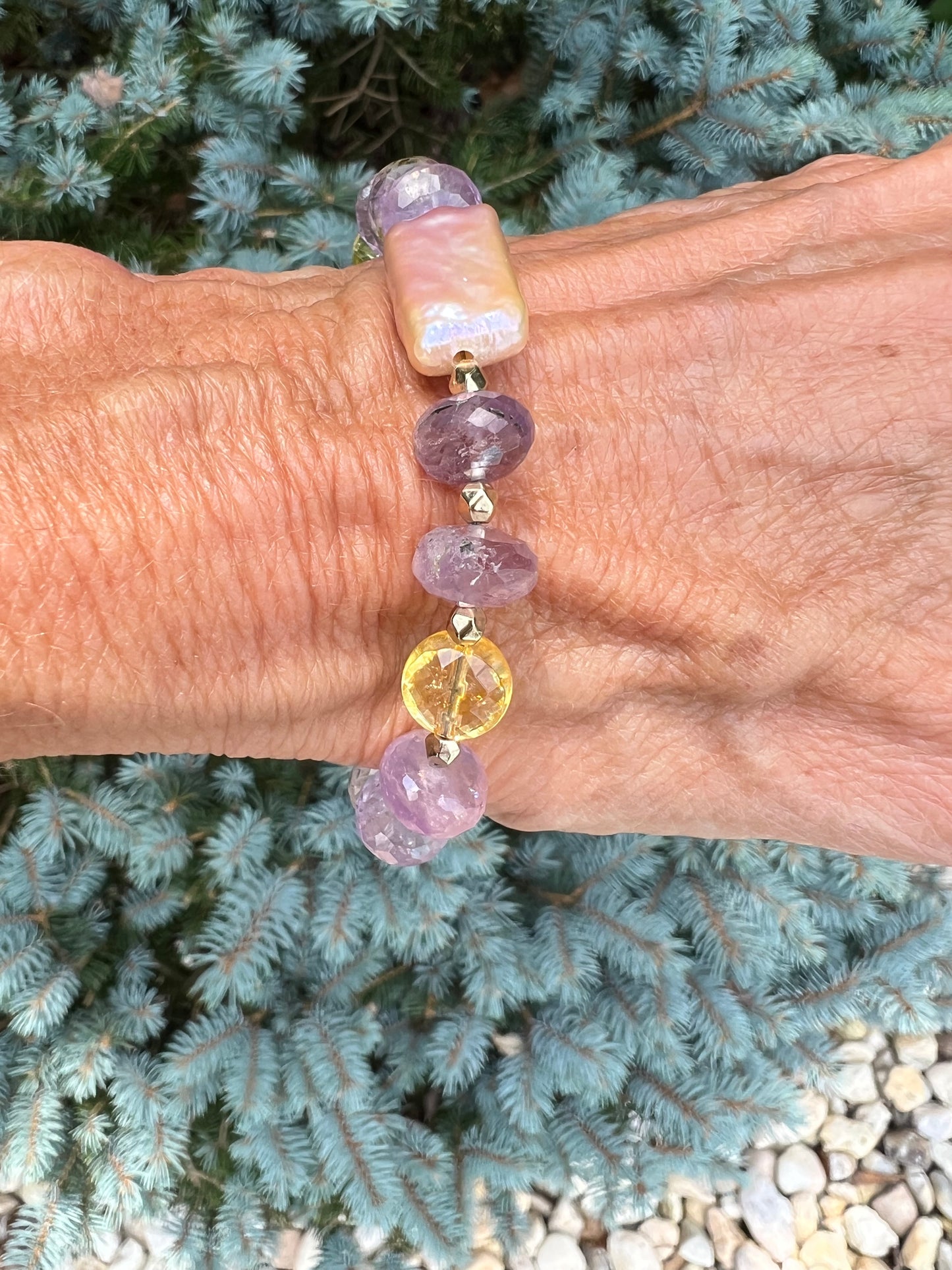 Amazing Ametrine Bracelet set