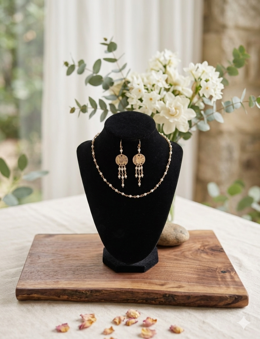 Crystal Pearl Set