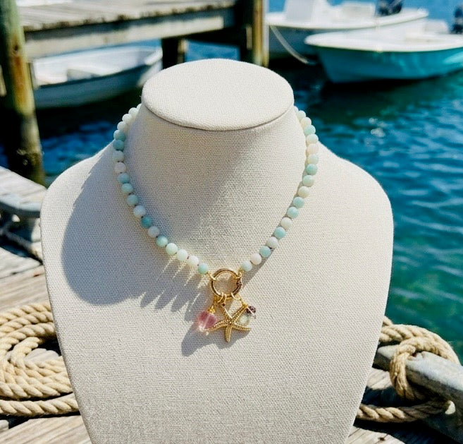 Starfish Amazonite Necklace