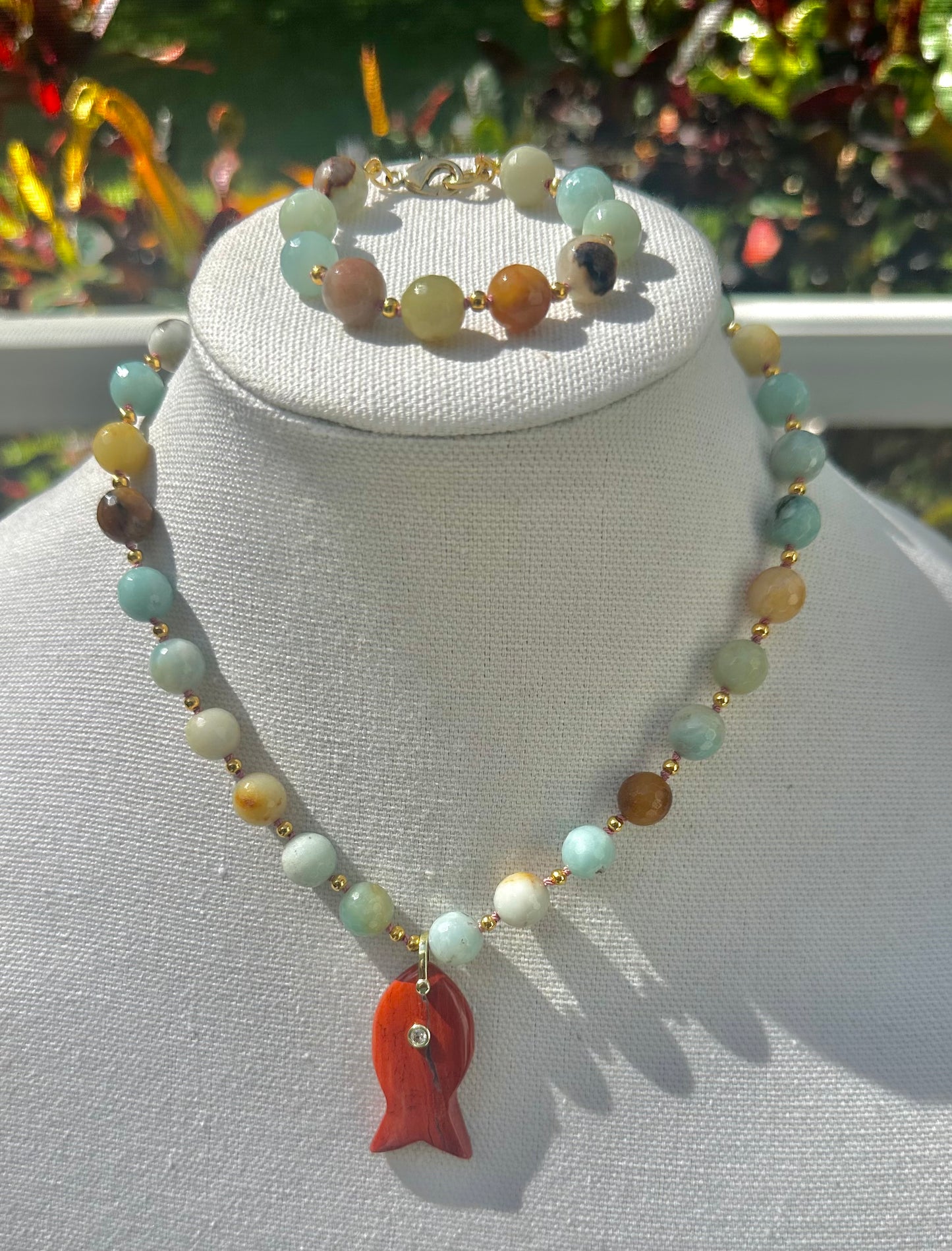 Fishy Amazonite Set