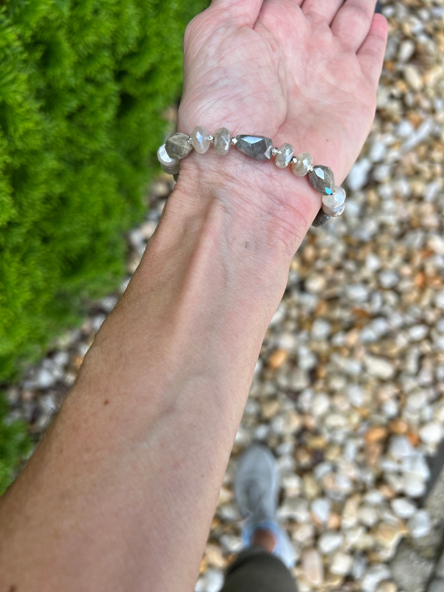 Moonstone Nuggets Bracelet