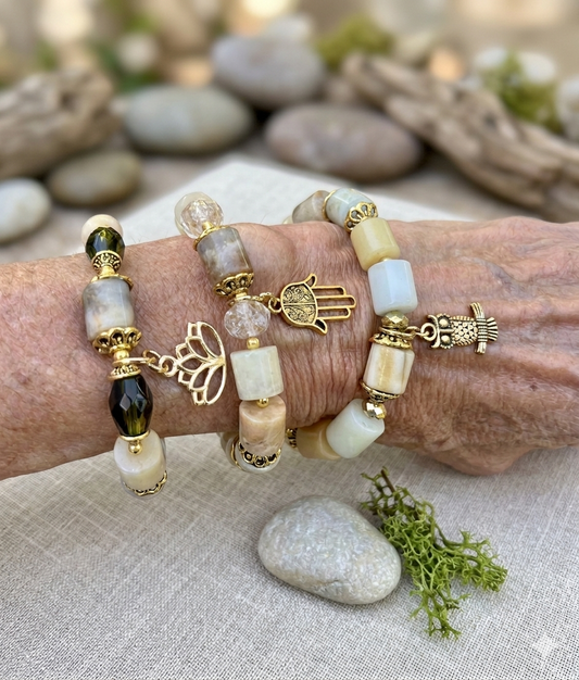 Amazing Amazonite bracelets