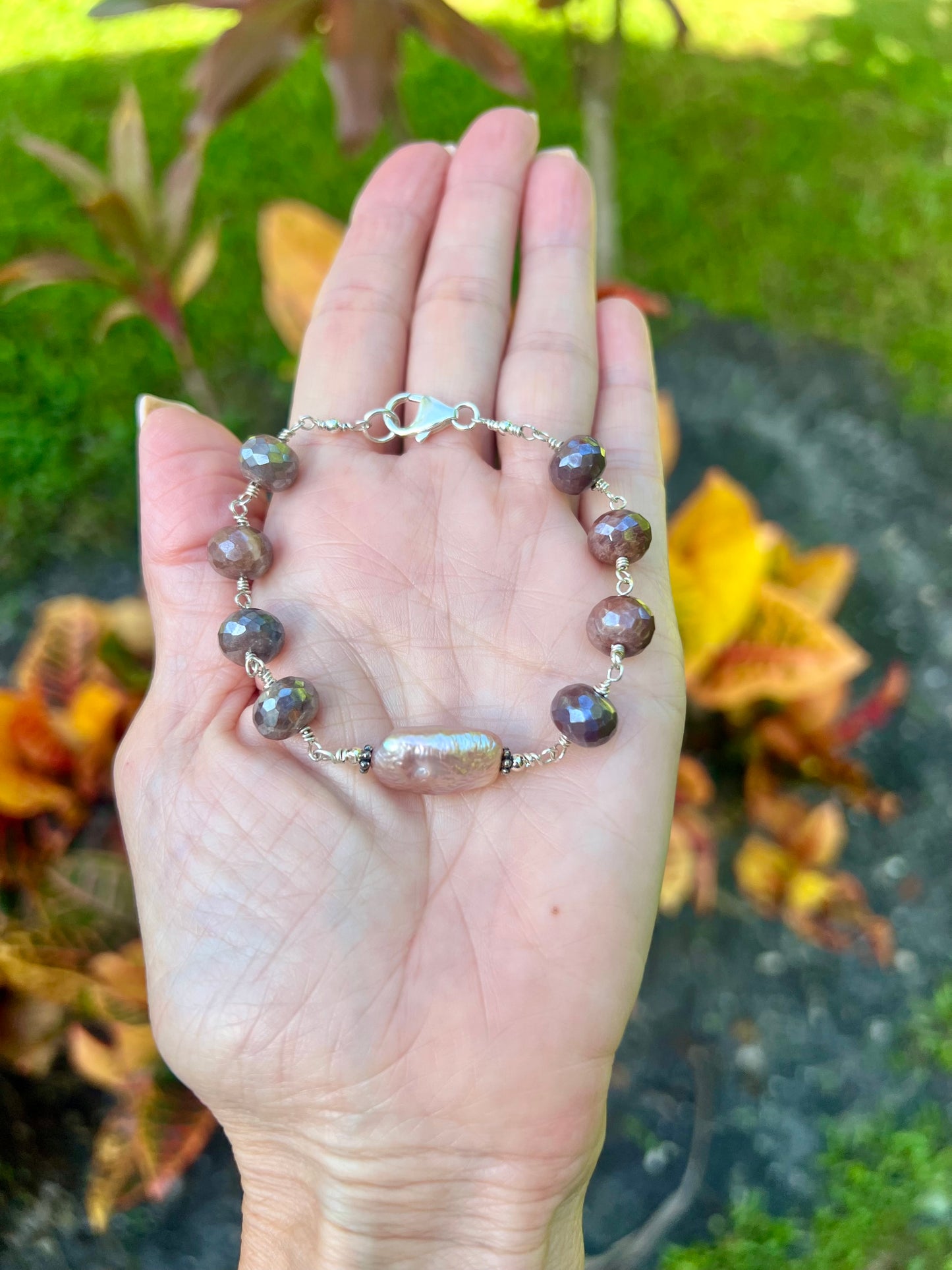 Elegant Moonstone & Pearl