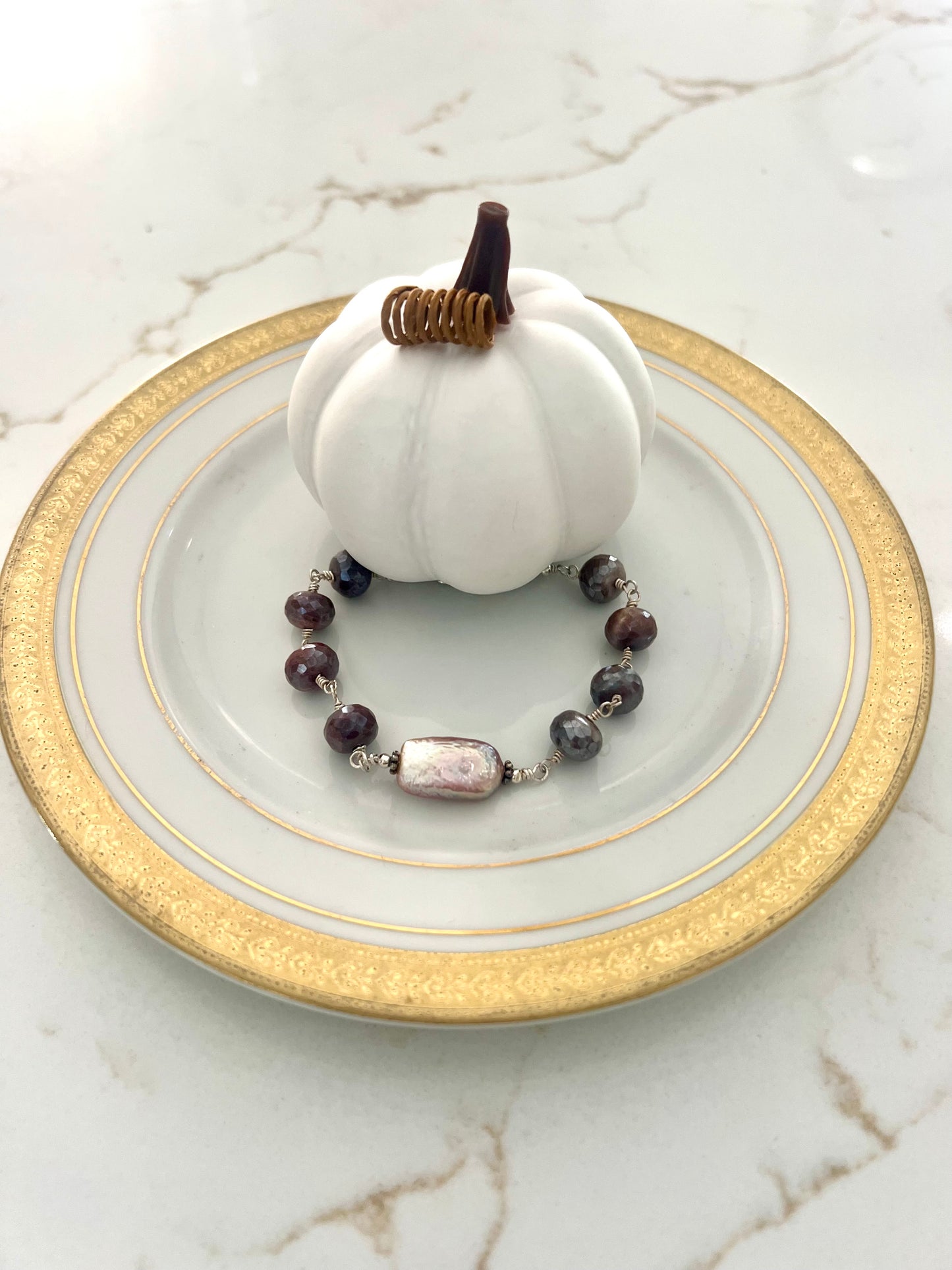 Elegant Moonstone & Pearl