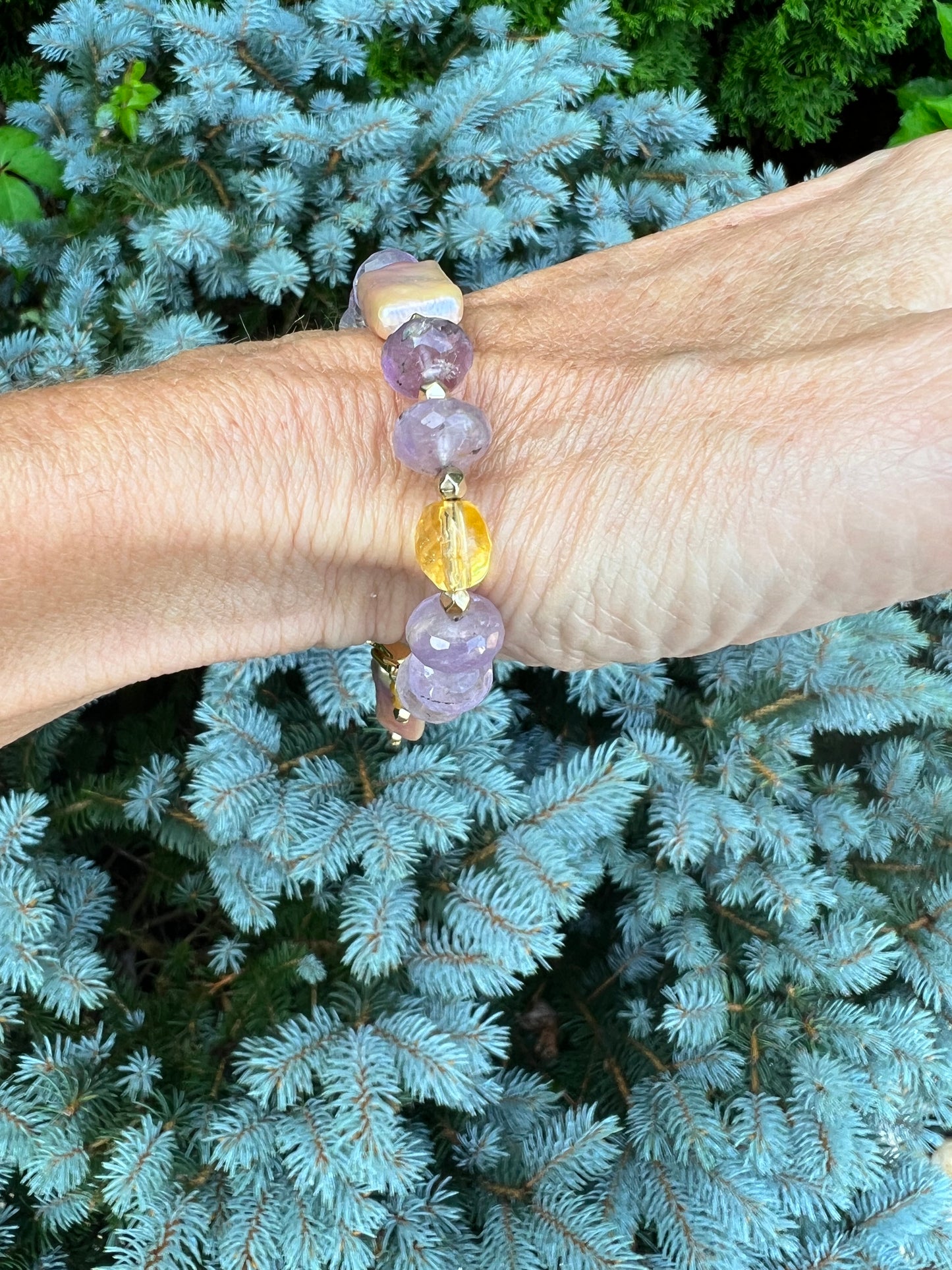 Amazing Ametrine Bracelet set