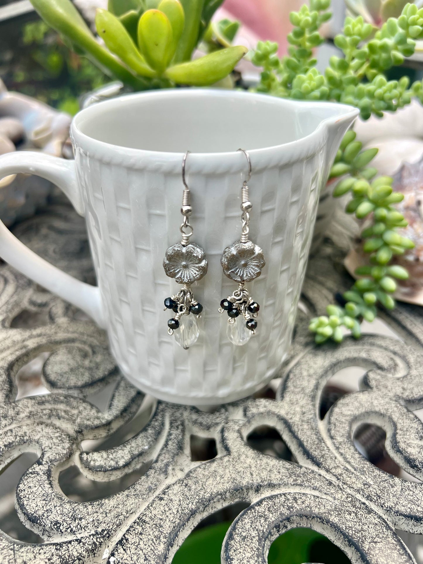 Czech Dangle Earrings