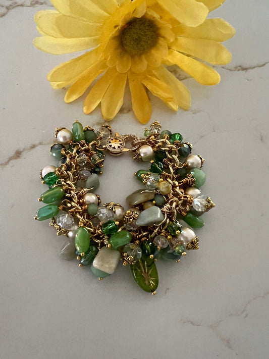 Green Cha-Cha Bracelet