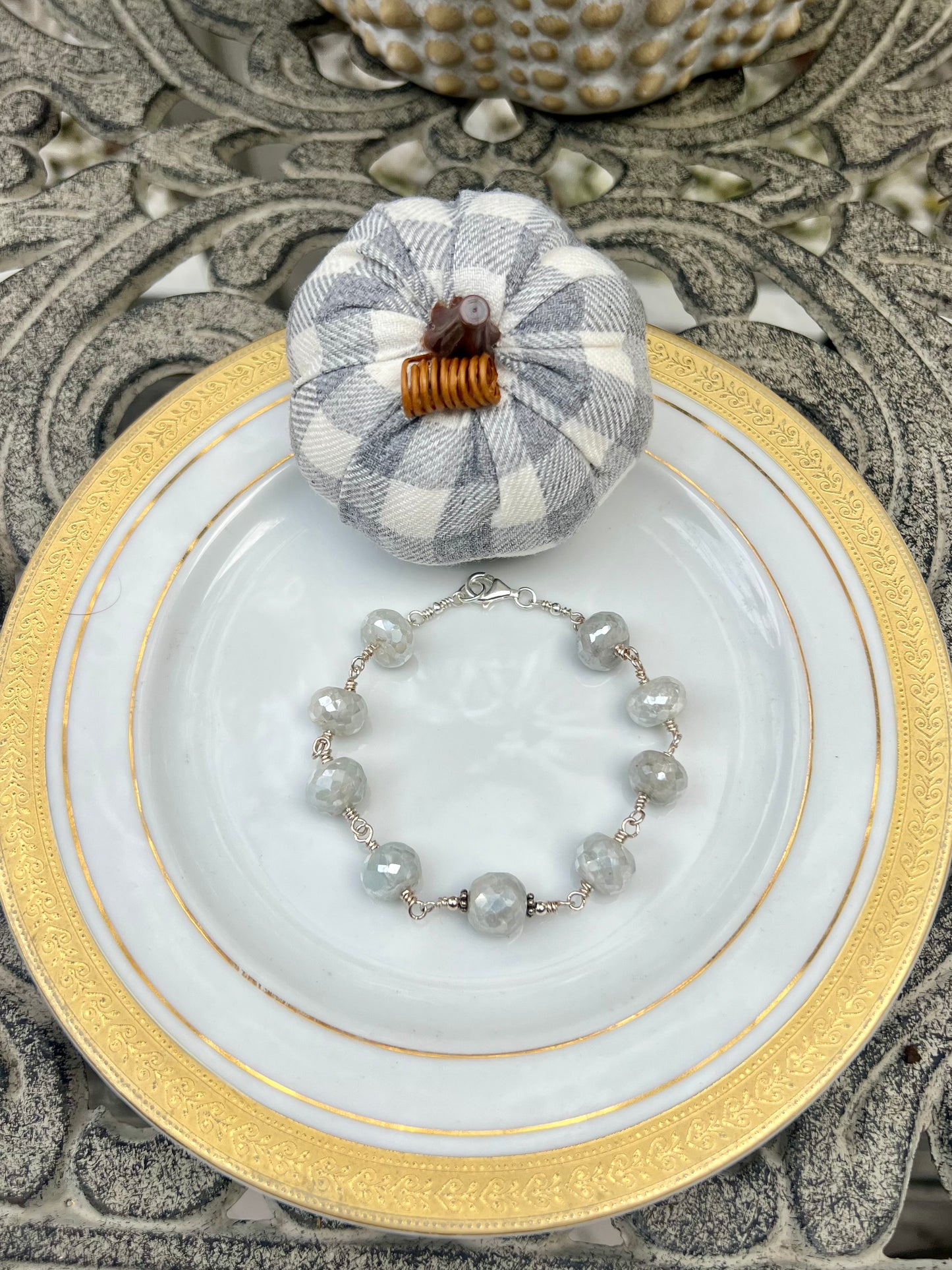 Chunky Moonstone Bracelet