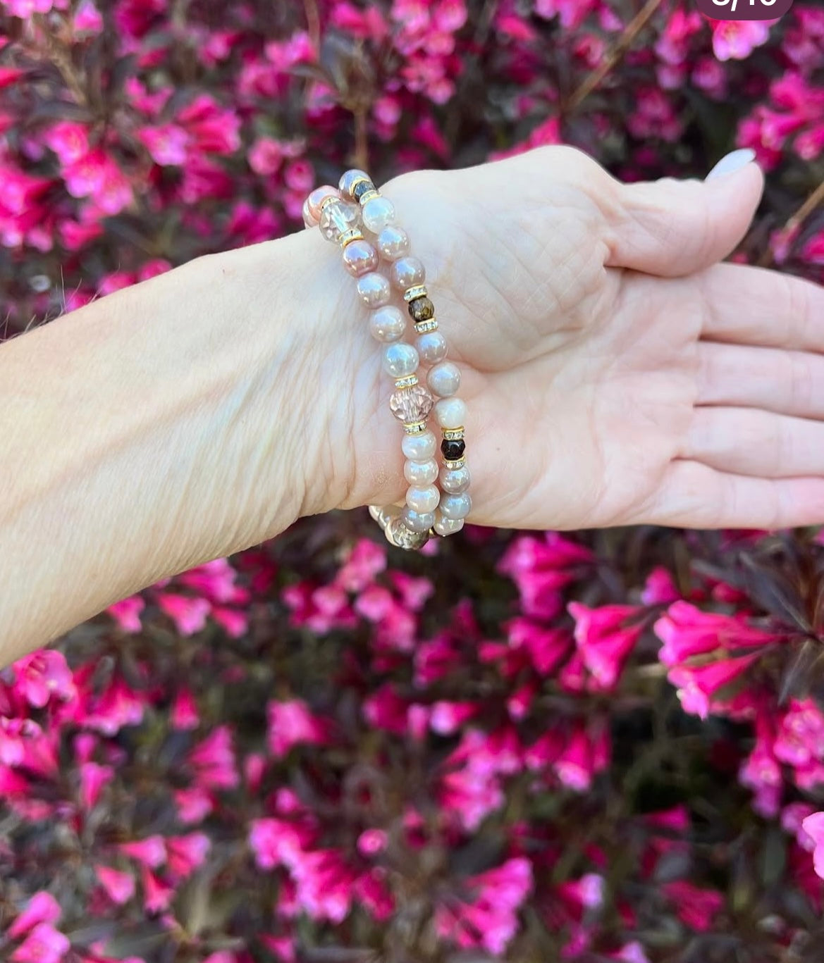 Double Peach Moonstone