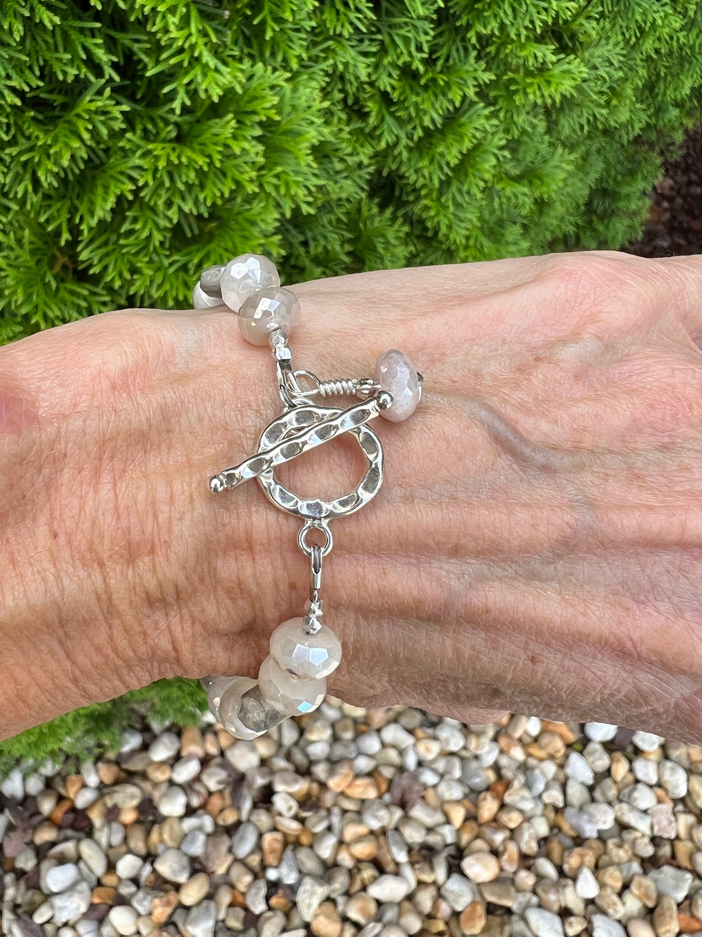 Moonstone Nuggets Bracelet