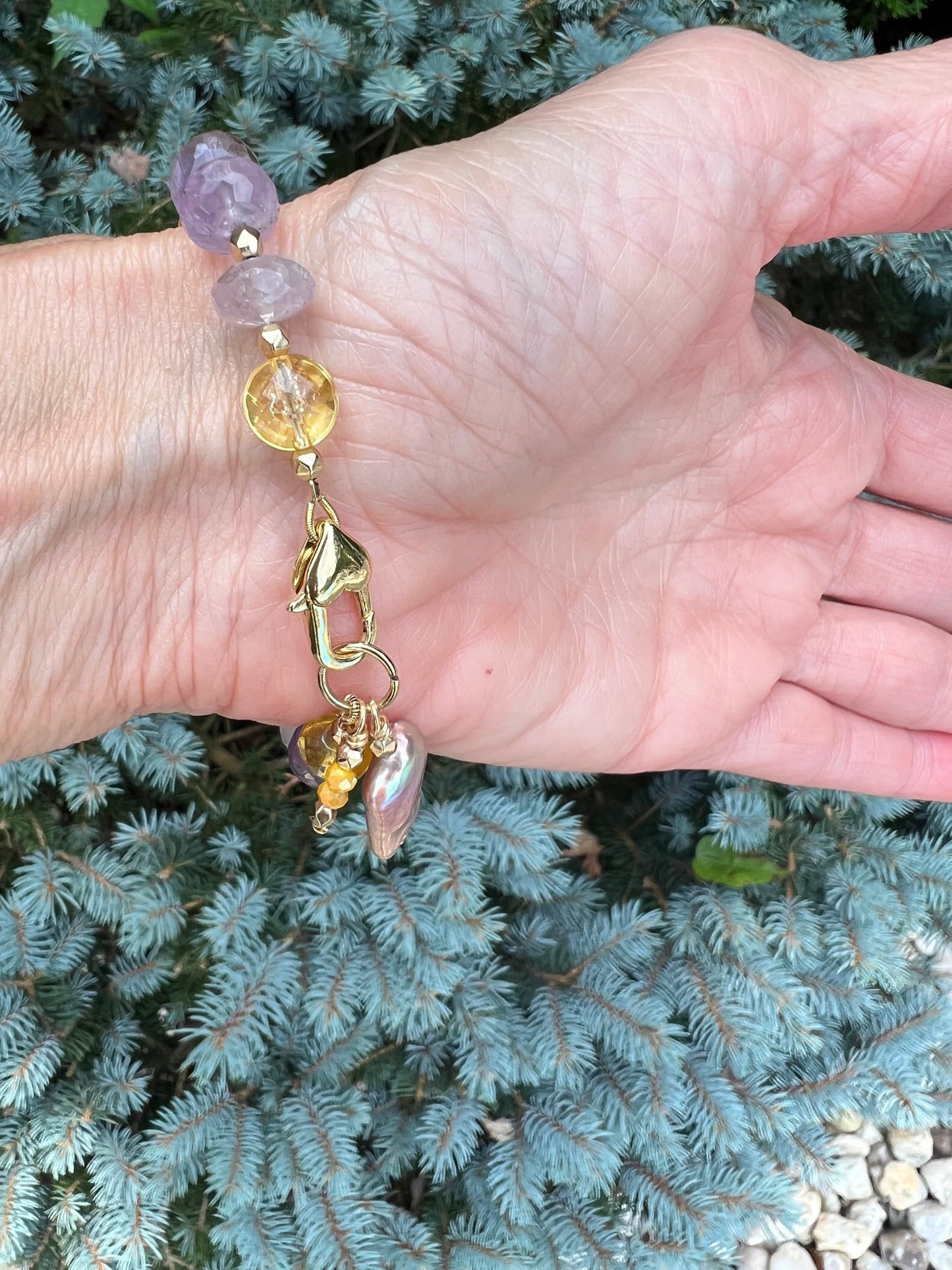 Amazing Ametrine Bracelet set
