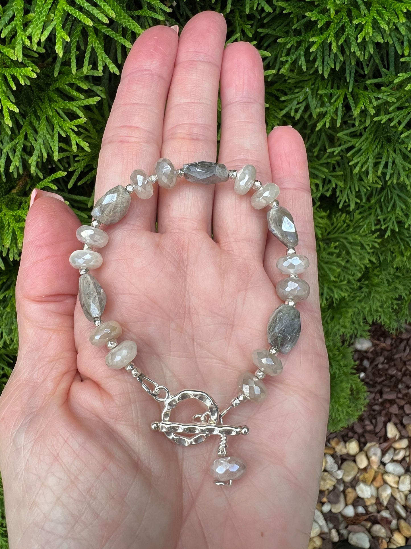 Moonstone Nuggets Bracelet
