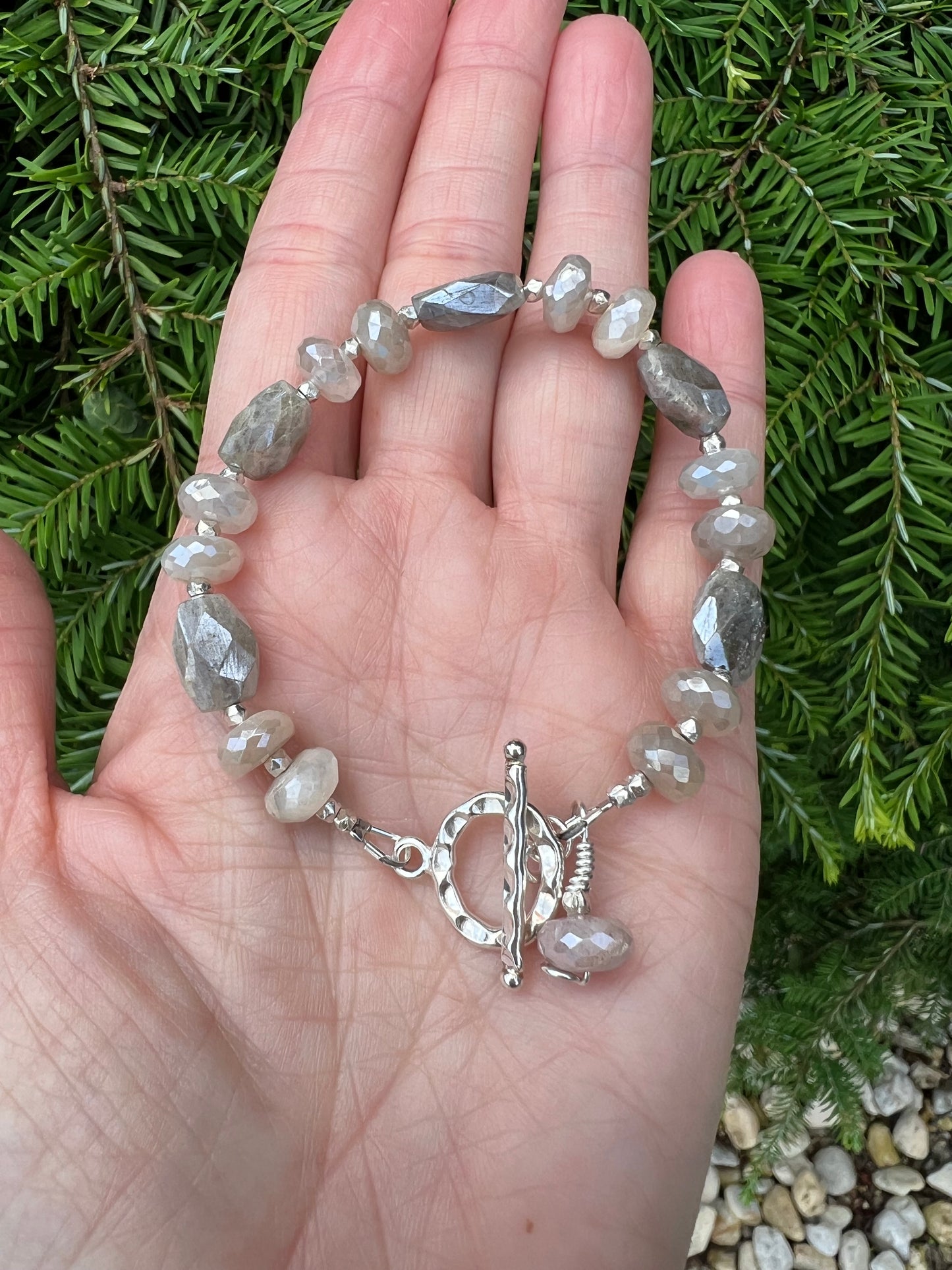 Moonstone Nuggets Bracelet