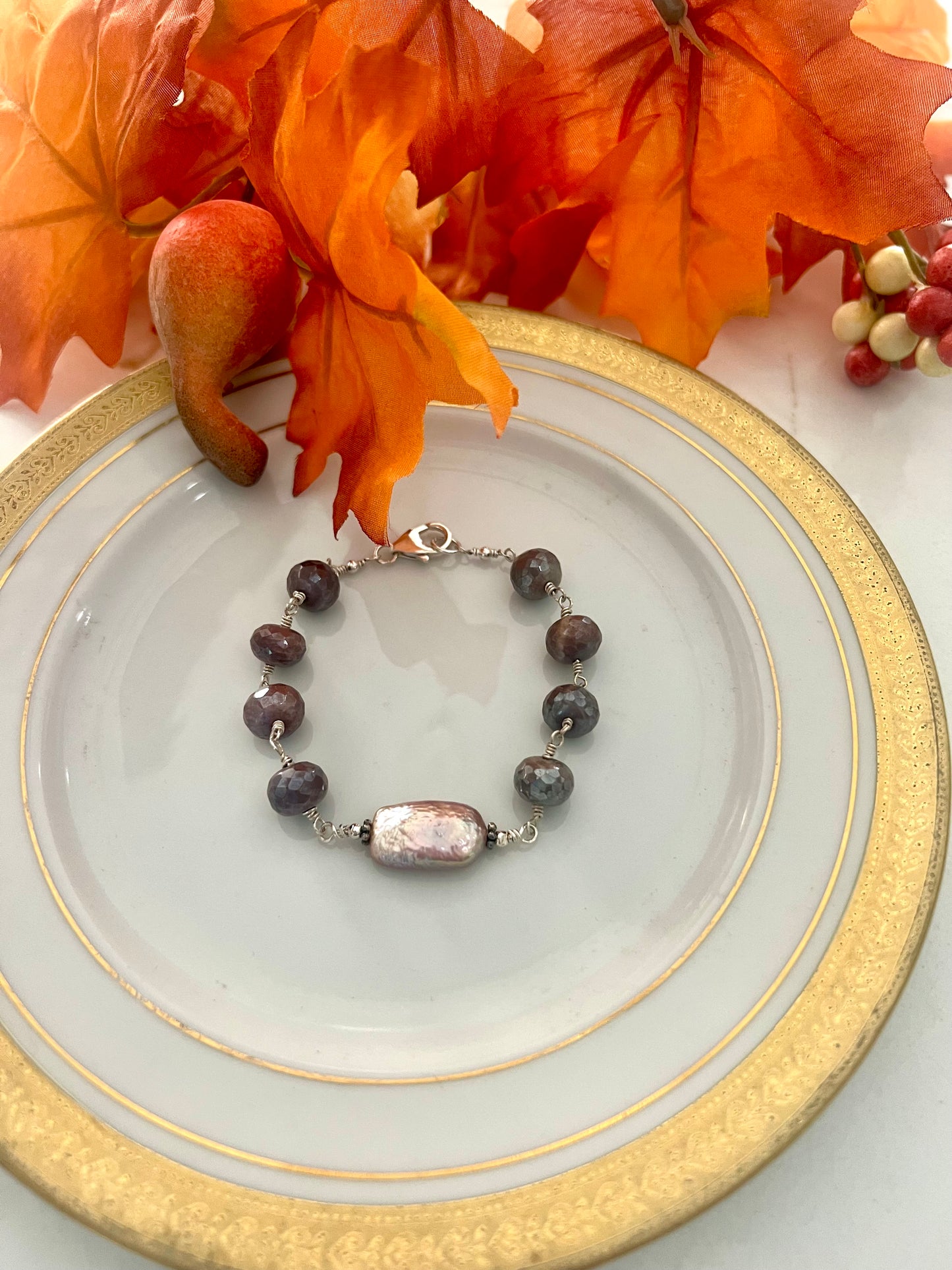 Elegant Moonstone & Pearl