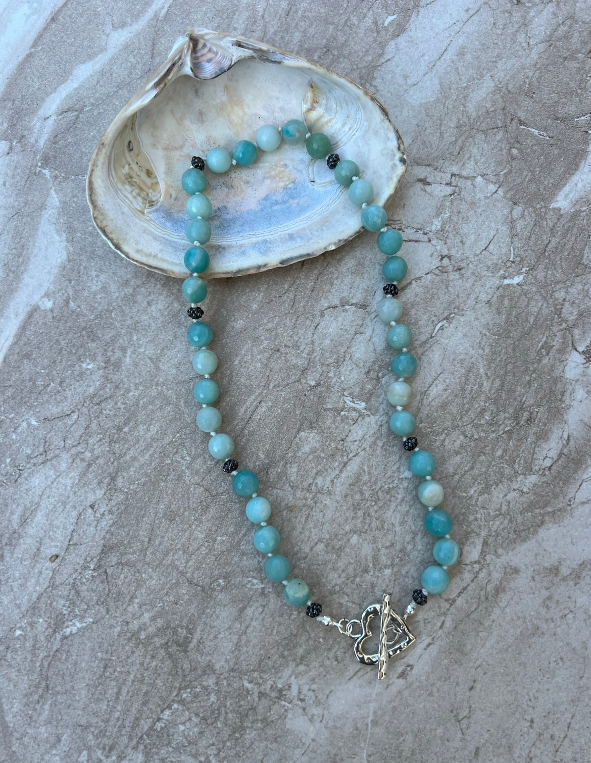 Blue Amazonite Choker