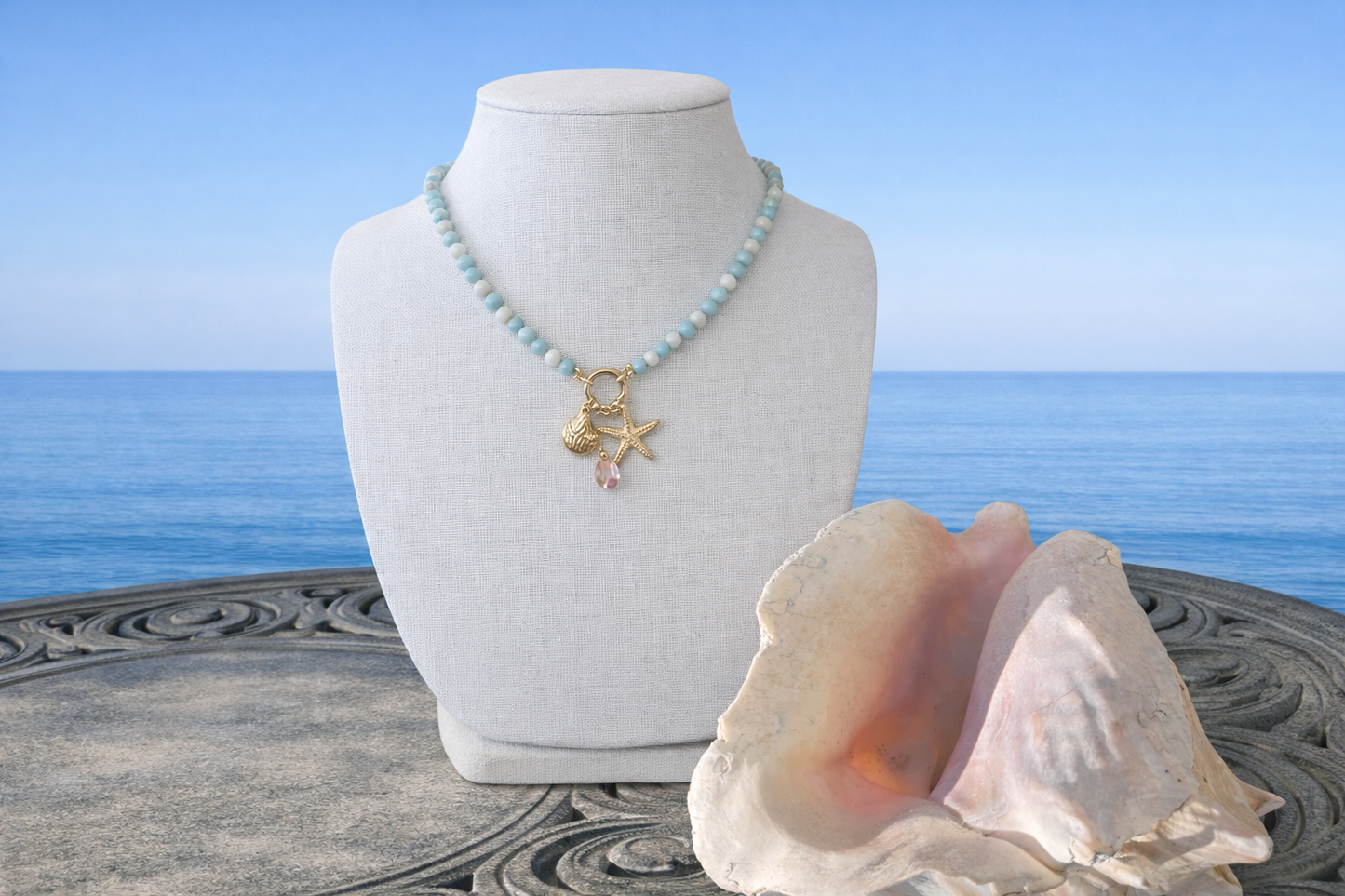 Starfish Amazonite Necklace