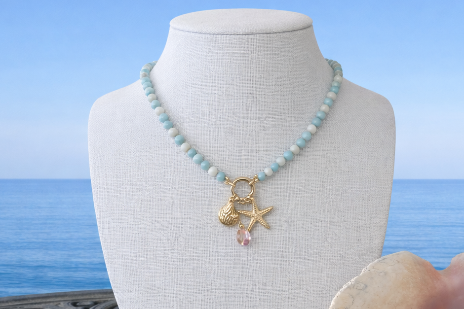 Starfish Amazonite Necklace