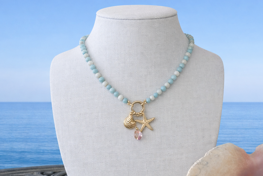 Starfish Amazonite Necklace