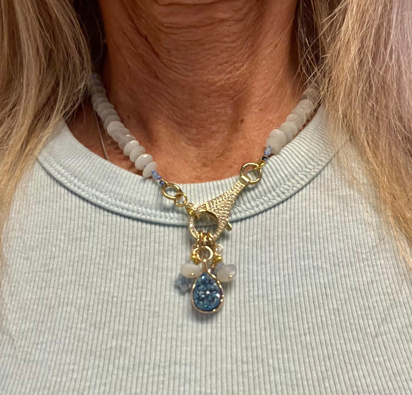 Cool Chalcedony Necklace
