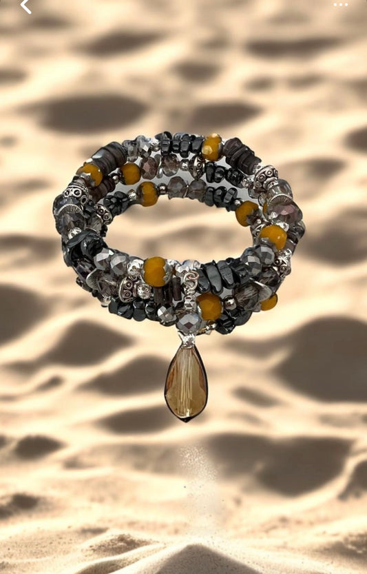 Hematite Coil Bracelet