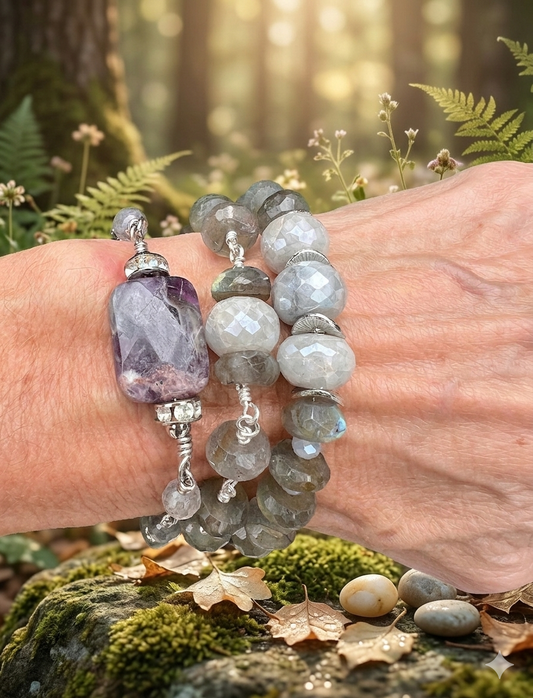 Labradorite Toggle Bracelets