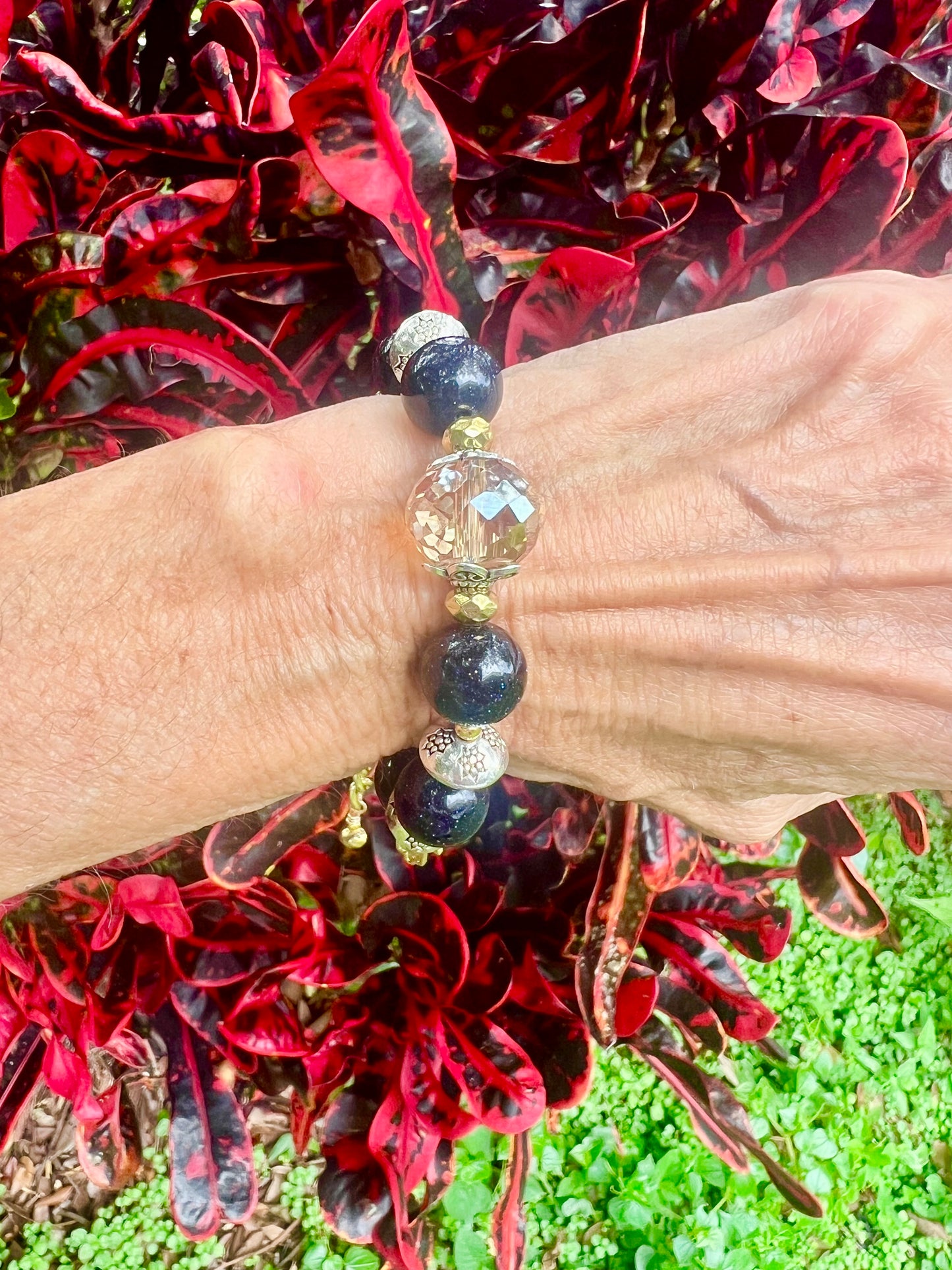 Blue Sandstone Bracelet