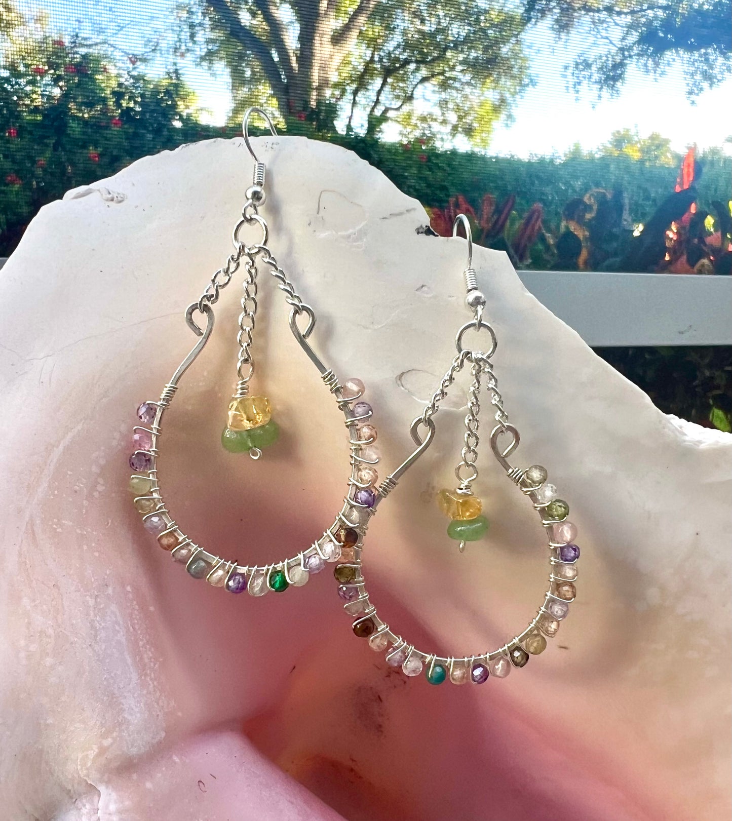 Agate Chandelier Earrings