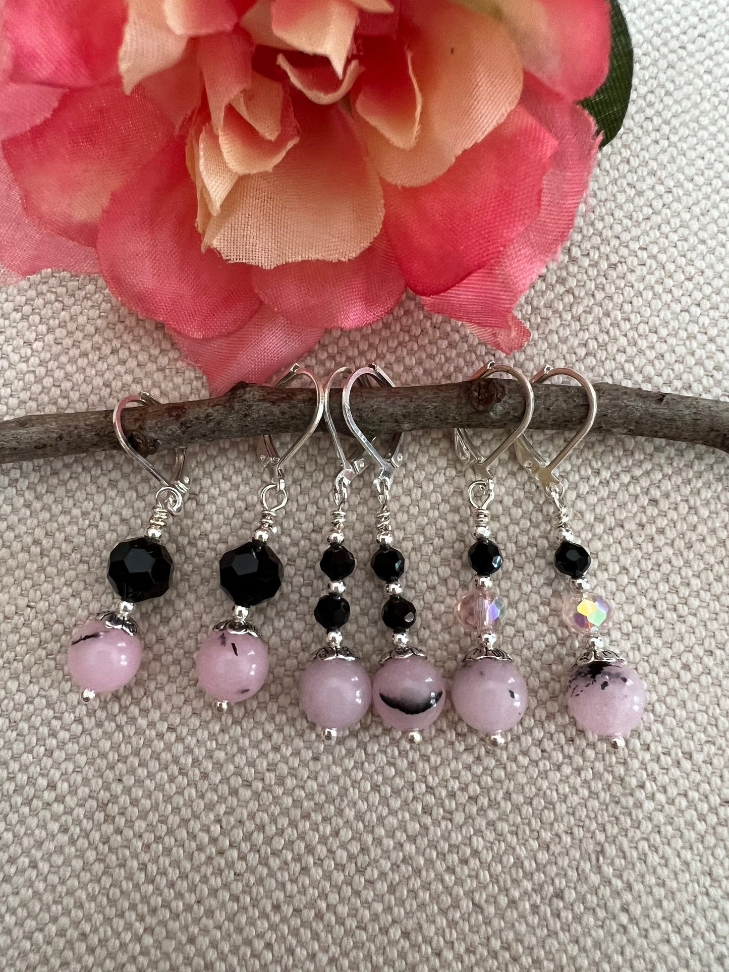 Chalcedony earrings
