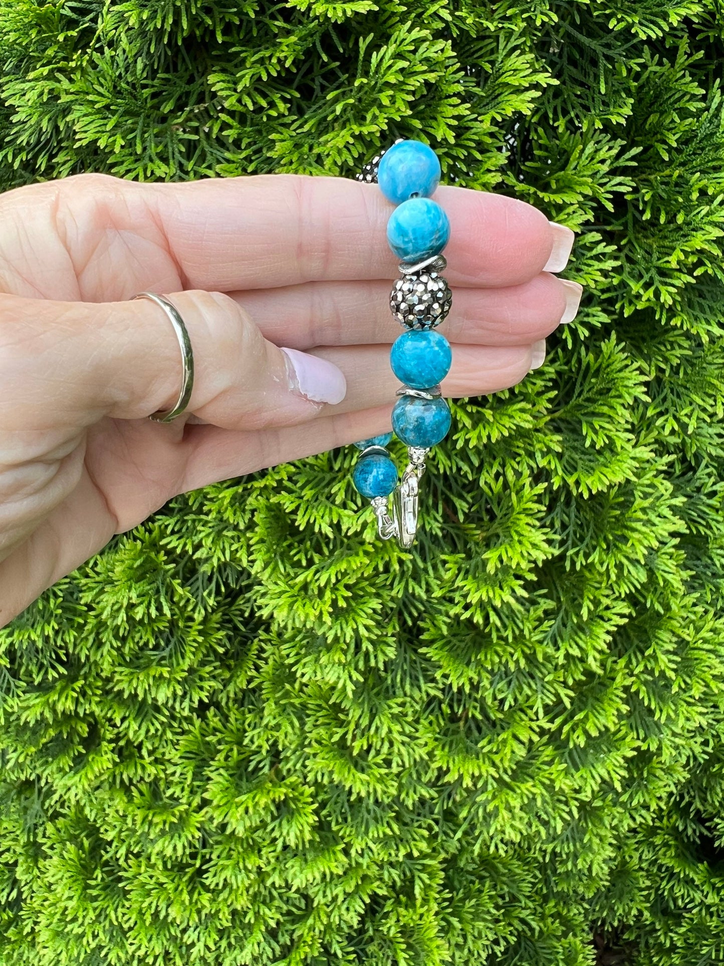 Brazilian Blue Apatite Bracelet