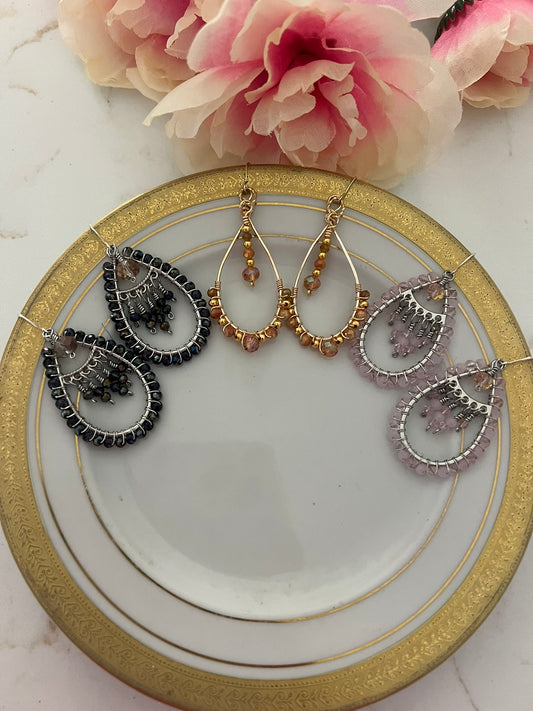 Wire wrapped Earrings